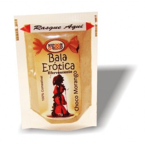 Bala Erótica Efervescente Chocomorango