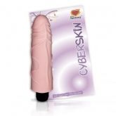 Prótese em Cyber Skin c/ vibro s/ escroto - 17 x 5cm